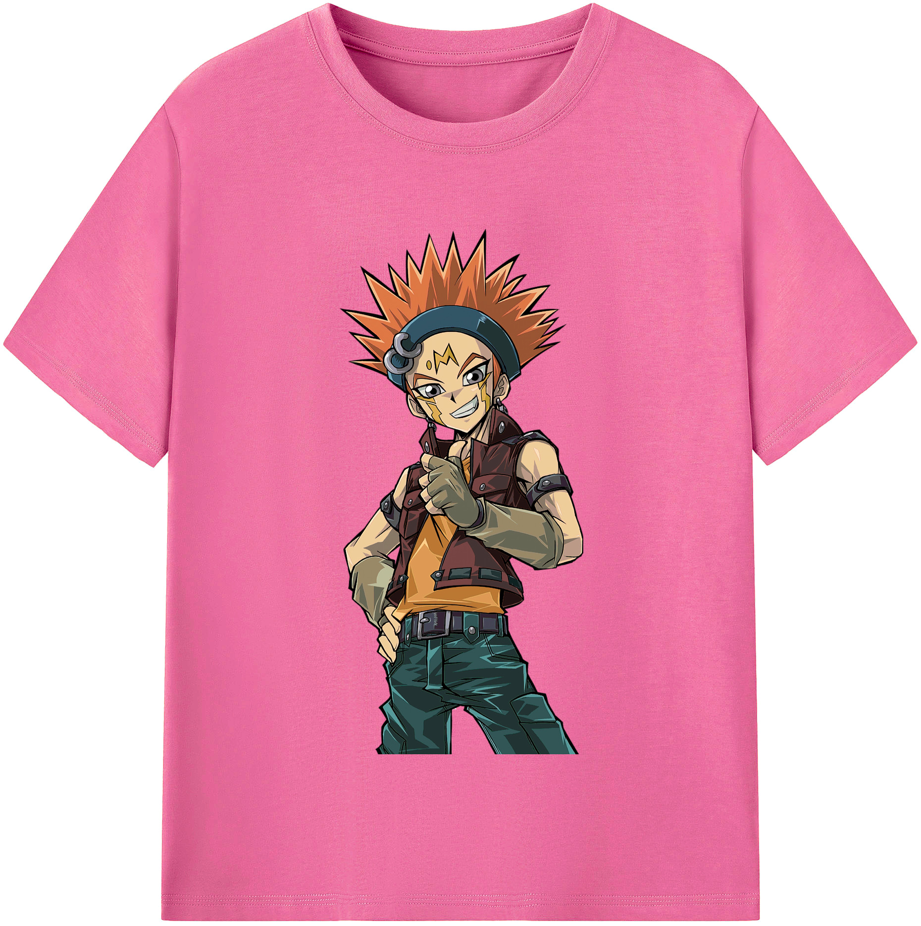（画像用） 遊☆戯☆王 Yu-Gi-Oh! レディースカジュアルプリントTシャツ（綿100％）